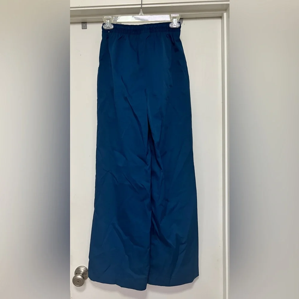 Jordan Nike Sportswear Women Mid-Rise Pants Blue wide Leg Size XS - Picture 4 of 12